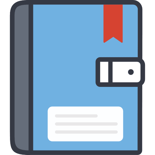 Diary Journal Color Icon