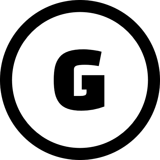 G Alphabet Round Icon