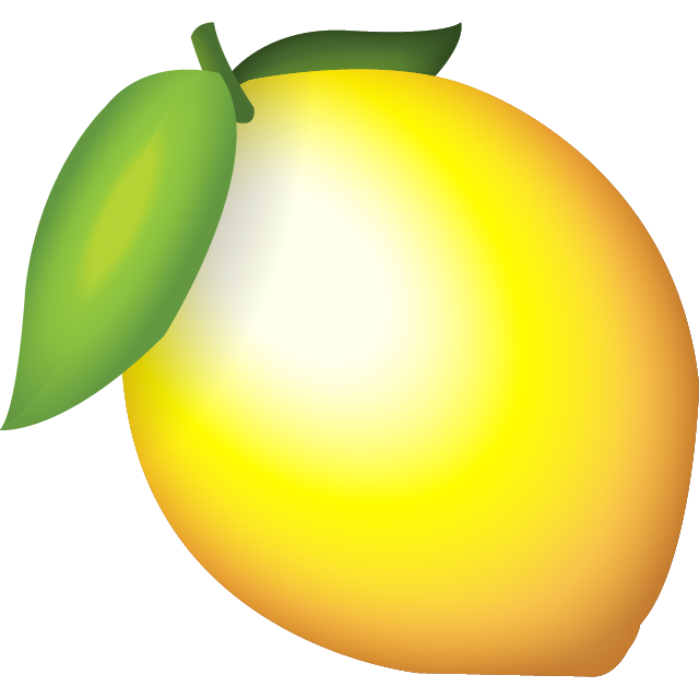 Lemon Emoji Icon Download Free Icon