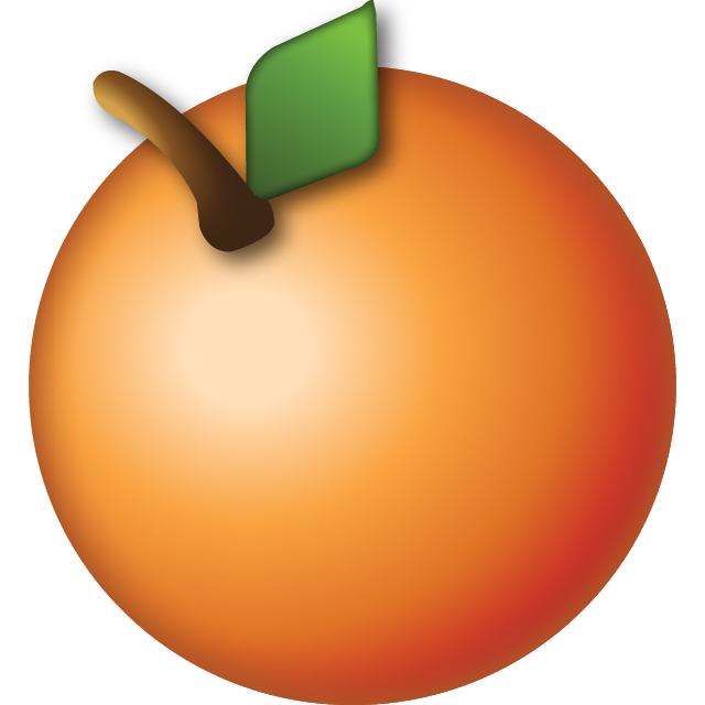 Orange Emoji Free Icon Icon