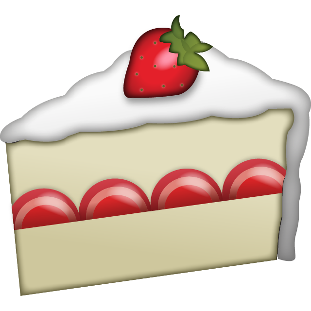 Strawberry Cake Emoji Free Icon Icon