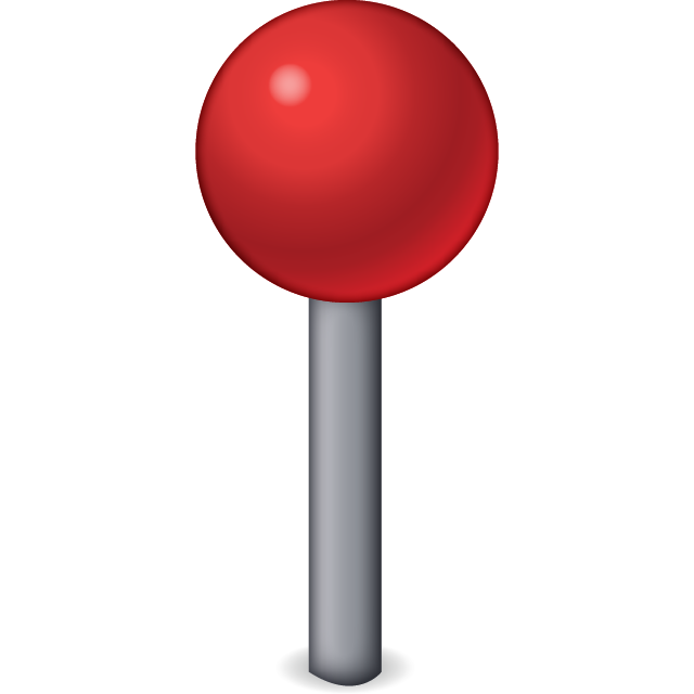 Red Pin Emoji Free Icon Icon