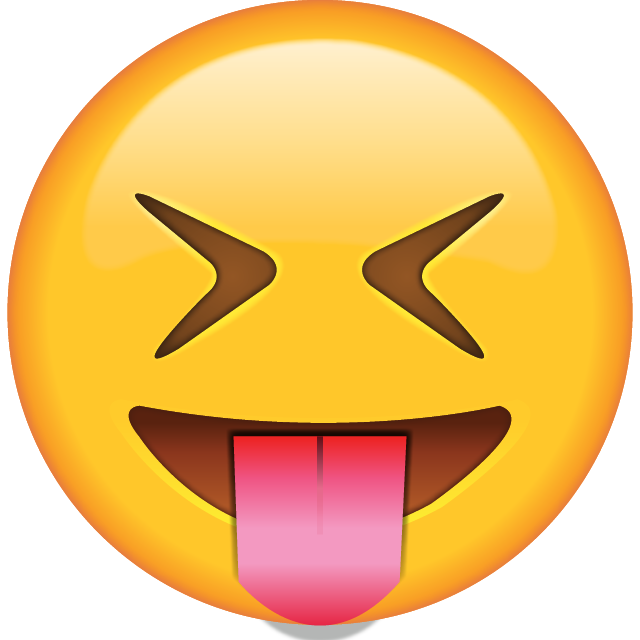 Tongue Out Emoji with Tightly Closed Eyes Icon Free Photo Icon