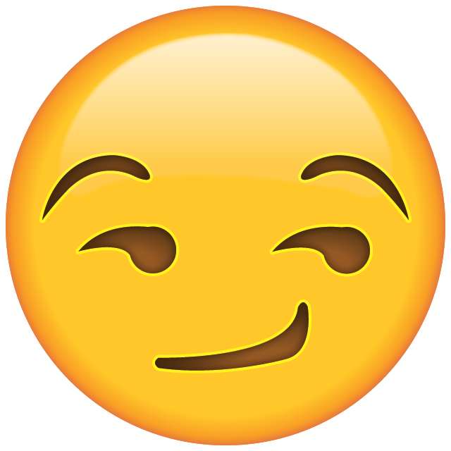 Smirk Face Emoji Icon Download Free Icon