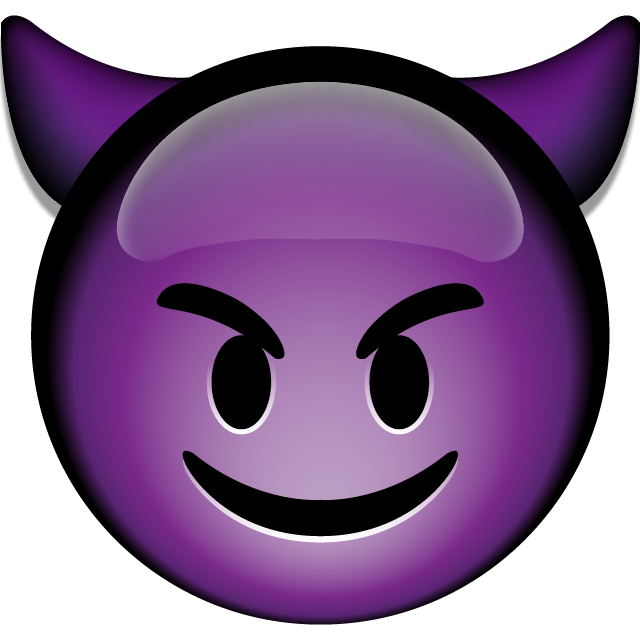 Smiling Devil Emoji Icon File HD Icon