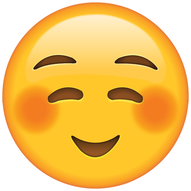 Shyly Smiling Face Emoji Icon File HD Icon