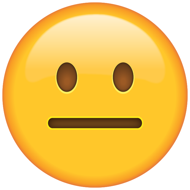 Neutral Face Emoji Free Icon Icon