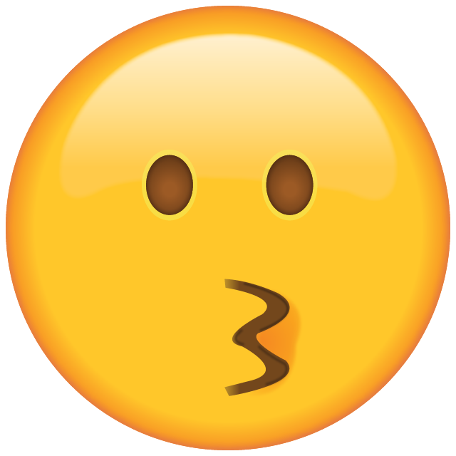 Kissing Face Emoji Icon File HD Icon