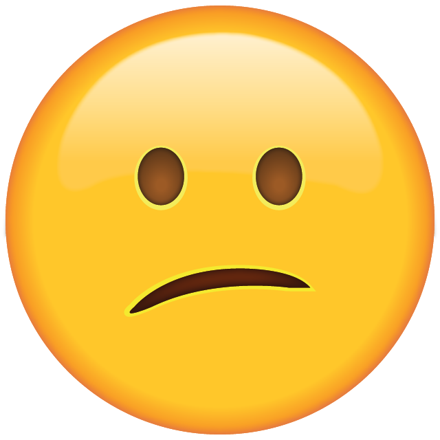 Confused Face Emoji Free Icon Icon