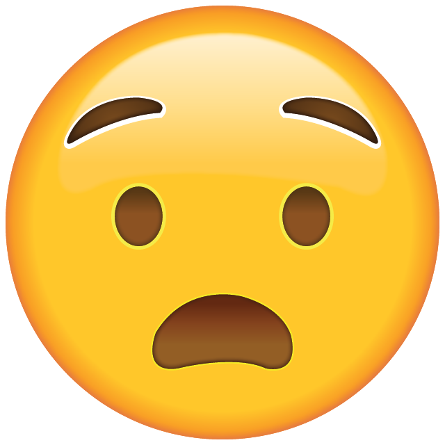 Anguished Face Emoji Free Photo Icon Icon