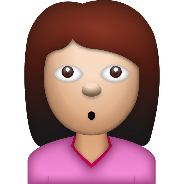 Woman Wondering Face Emoji Icon File HD Icon