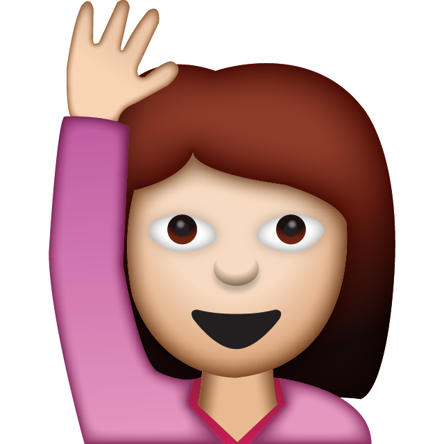 Woman Saying Hello Emoji Icon Download Free Icon