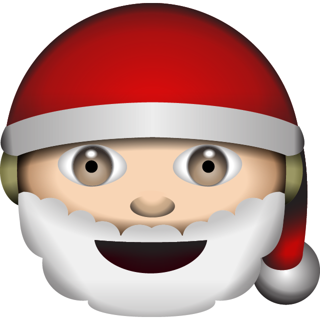 White Santa Claus Emoji Icon Free Photo Icon