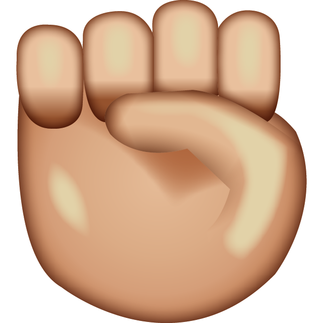 Raised Fist Emoji Icon File HD Icon