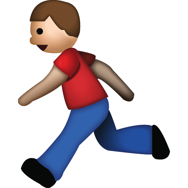 Man Running Emoji Free Icon HQ Icon