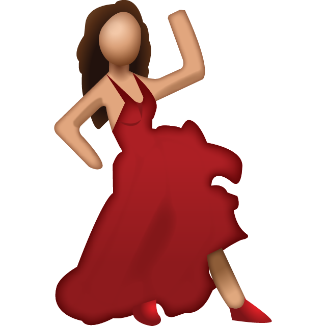 Dancer With Red Dress Emoji Free Photo Icon Icon