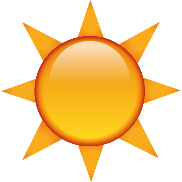 The Sun Emoji Icon File HD Icon