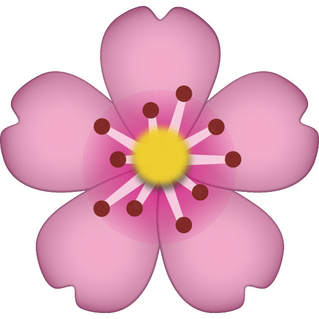 Cherry Blossom Emoji Free Photo Icon Icon