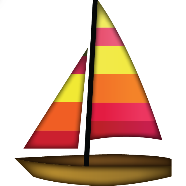 Sail Boat Emoji Free Icon HQ Icon