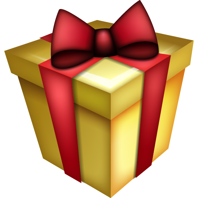 Gift Present Emoji Icon Free Photo Icon