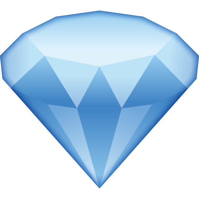 Diamond Emoji Free Icon HQ Icon