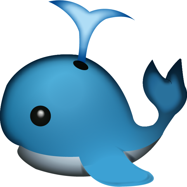 Spouting Whale Emoji Free Icon HQ Icon