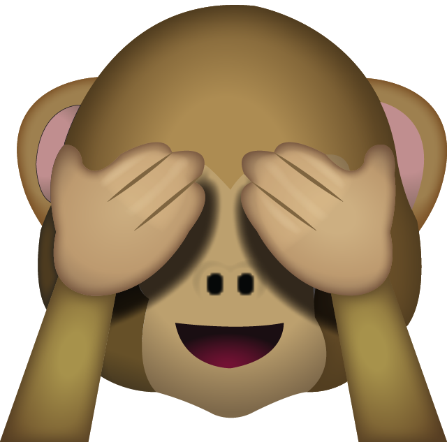 See No Evil Monkey Emoji Free Icon HQ Icon