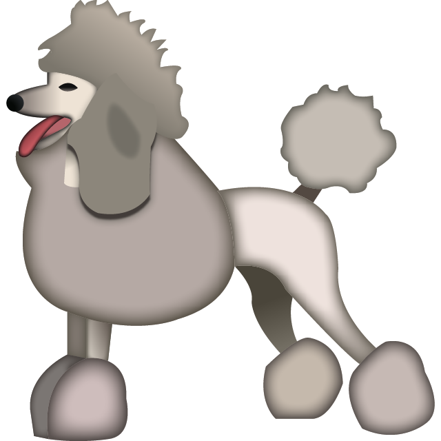 Poodle Dog Emoji Free Photo Icon Icon