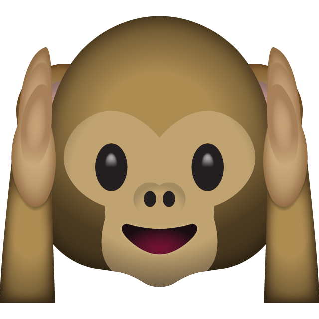 Hear No Evil Monkey Emoji Free Photo Icon Icon