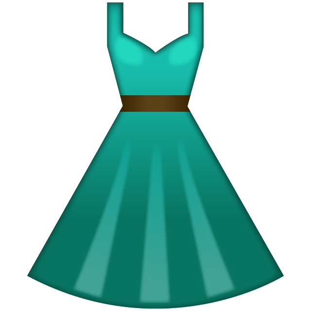 Green Dress Emoji Free Icon HQ Icon