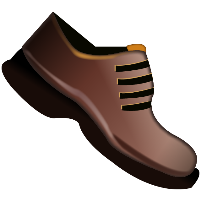 Mans Shoe Emoji Free Icon HQ Icon