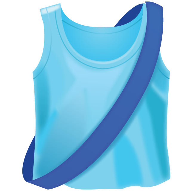 Running Shirt With Sash Emoji Icon Download Free Icon