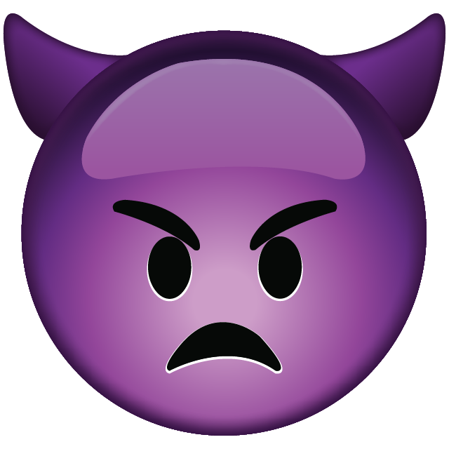 Angry Devil Emoji Icon Free Photo Icon