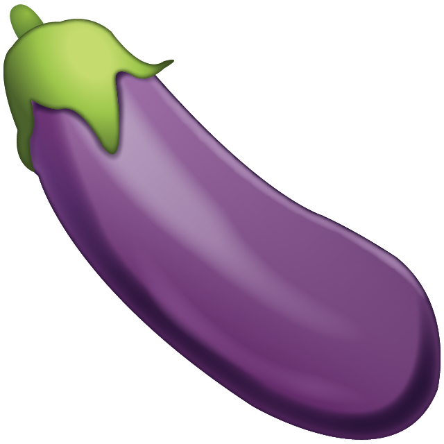 Eggplant Emoji Free Icon Icon