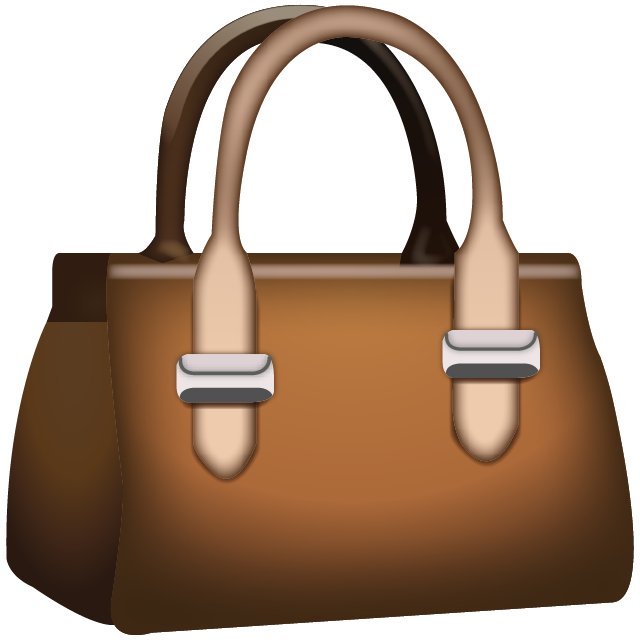 Handbag Emoji Free Icon HQ Icon