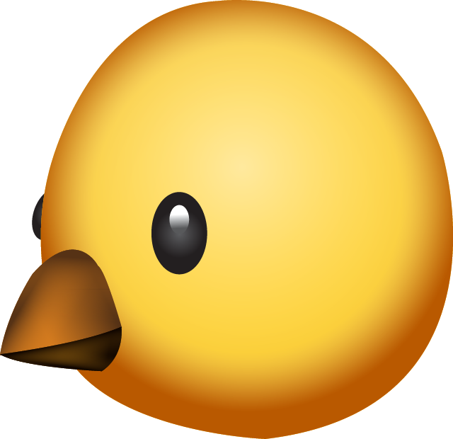 Baby Chick Emoji Free Icon HQ Icon