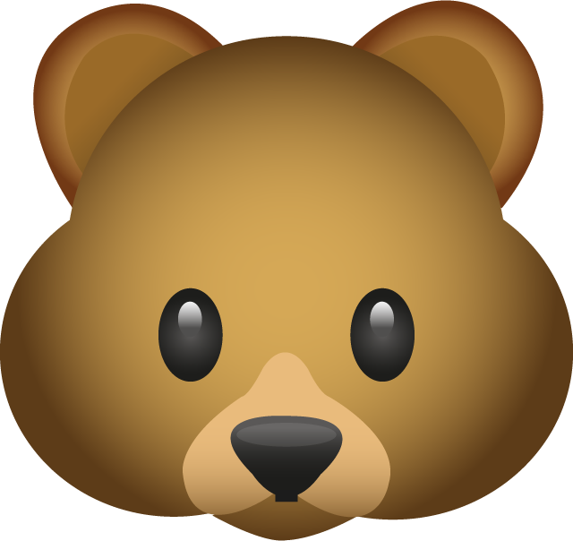 Bear Emoji Free Icon HQ Icon