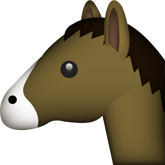 Horse Emoji Icon Free Photo Icon