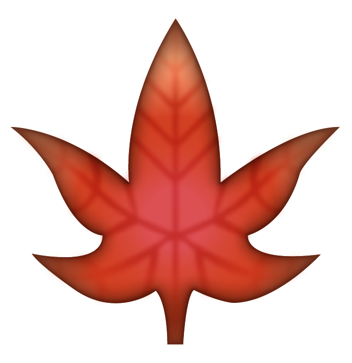 Maple Leaf Emoji Free Icon Icon