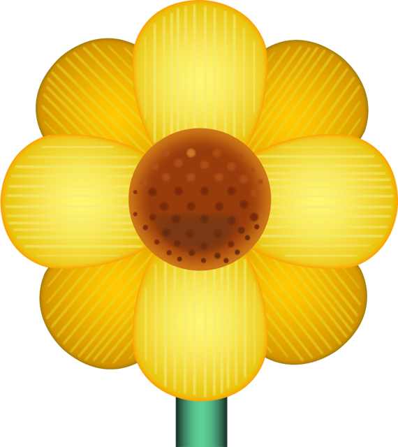 Yellow Blossom Emoji Icon Free Photo Icon