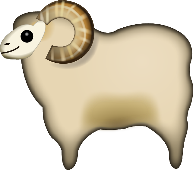 Sheep Emoji Icon File HD Icon