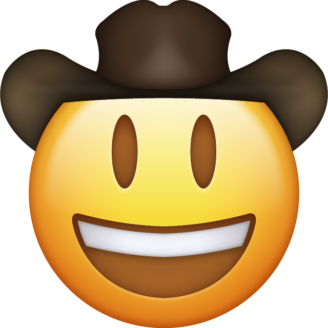 Cowboy Emoji Icon Free Photo Icon