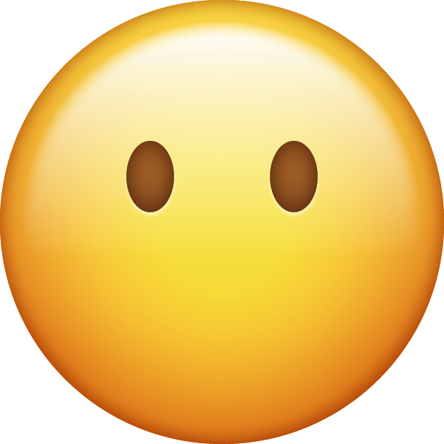 Emoji Without Mouth Emoji Icon Free Photo Icon