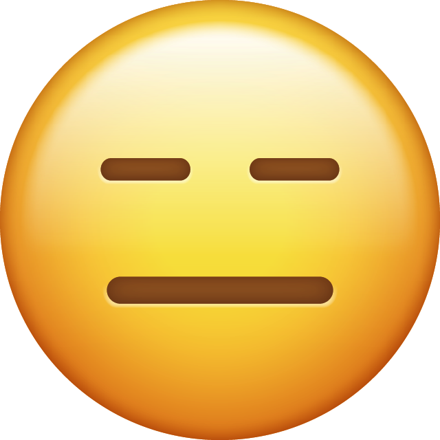 Expressionless Emoji Free Icon Icon