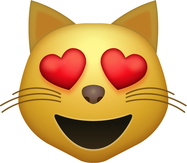 Heart Eyes Cat Emoji Icon File HD Icon