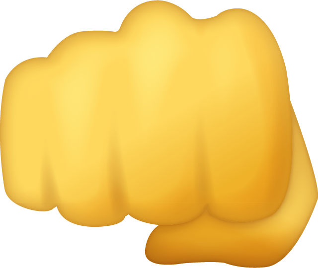 Fisted Hand Emoji Icon Download Free Icon