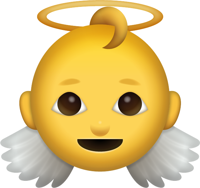 Baby Angel Emoji Icon Download Free Icon