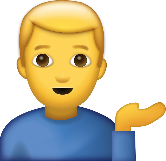 Helping Desk Man Emoji Icon Download Free Icon