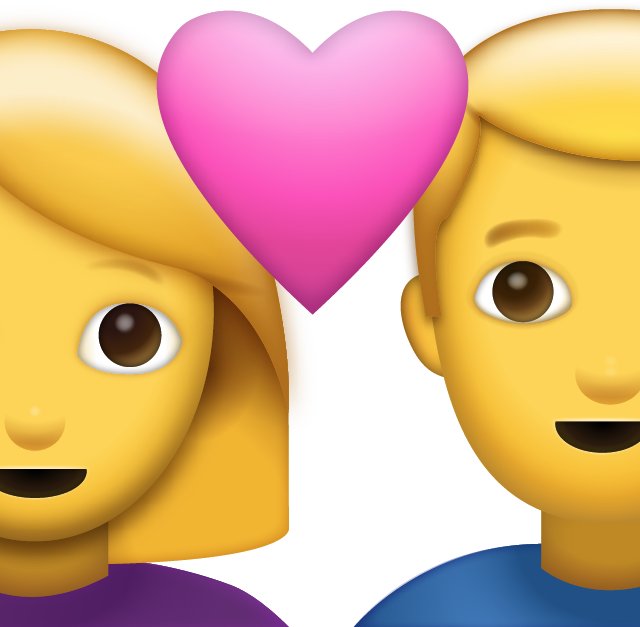 Couple With Heart Emoji Icon Download Free Icon