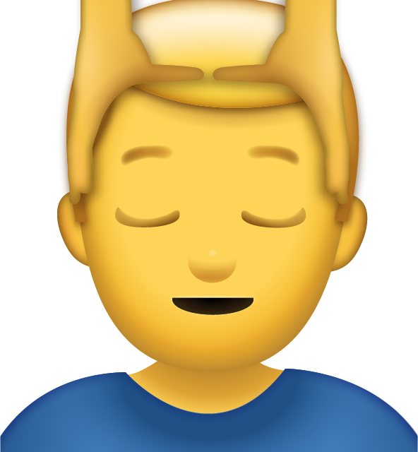 Man Getting Massage Emoji Free Photo Icon Icon